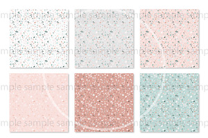 Seamless Pastel Terrazzo Pattern