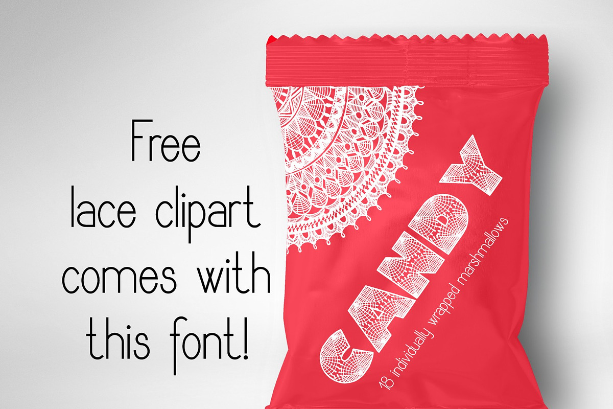 Lacy Font and extras preview 4