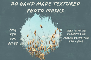 20 Hand Made Photo Masks