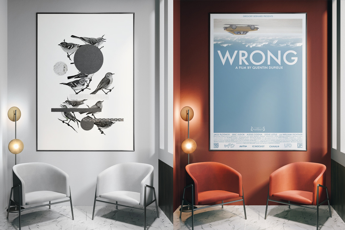 Interior Poster Mockups set vol.2, a Print Template by As Good As Possible
