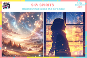 Procreate Atmosphere Partical Dust, a Brush Add-On by Cozy Brushery (Thumbnail 7 of 7)