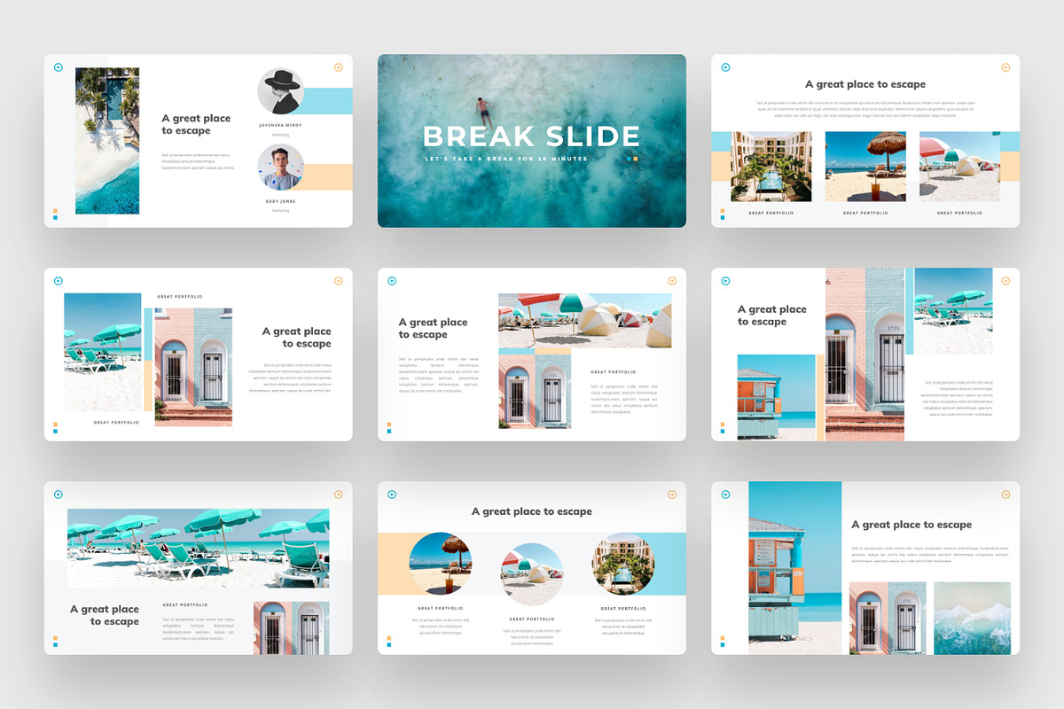 Allure - Tours & Travel PowerPoint, a Presentation Template by BeadyLab (Photo 4 of 5)
