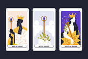 Suit of Wands tarot cards set, an Illustration by Good Studio (Thumbnail 2 of 6)