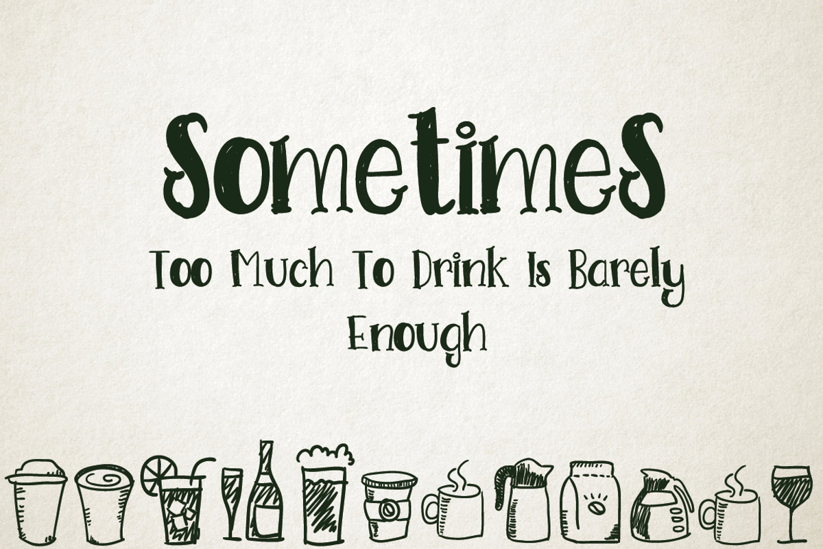 Go Doodling, Scratching Font preview 4