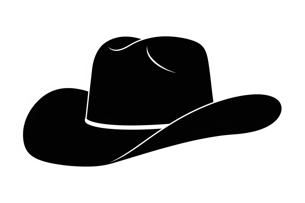 Minimal Cowboy Hat Silhouette Bundle, an Illustration by Designs_River (Photo 31 of 51)