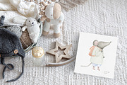 Cute animals. Watercolor nursery, an Animal Illustration by Naty Art (Thumbnail 2 of 11)