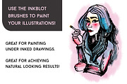 10 Tie-Dye Ink Blot Brushes, a Brush Add-On by The Gypsy Goddess (Thumbnail 4 of 6)
