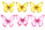31 Watercolor Butterfly PNG Clipart, an Illustration by Print Haven (Thumbnail 4 of 6)