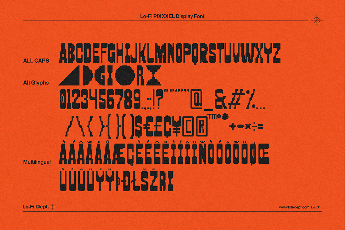 Lo-Fi PIXXXEL Display Font, a Font by Lo-Fi Dept (Photo 2 of 10)