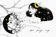 Celestial Women - Illustrations, an Illustration by Pretty Meerkat (Thumbnail 7 of 9)