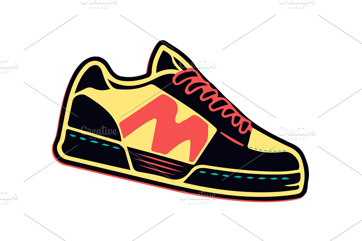 Sport Shoes Set, Sneakers Vector, a Healthcare Illustration by Den Marty Studio (Photo 8 of 12)