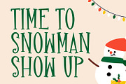 Clechas Christmas Display Font, a Serif Font by Maulana Creative (Thumbnail 2 of 7)