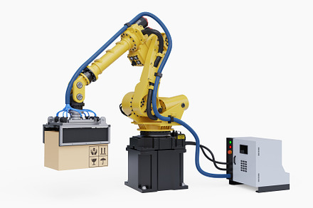 Robot arm grippers for industry., an Industrial Photo by vanitjan