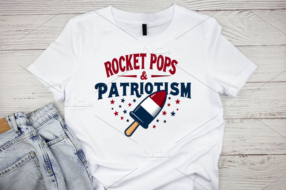 Rocket Pops & Patriotism SVG #2, an Illustration by Awieee1 (Photo 2 of 4)