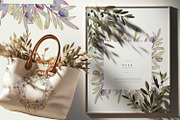 Olive Alphabet and compositions, a Decorative Illustration by Shabbypie (Thumbnail 4 of 8)