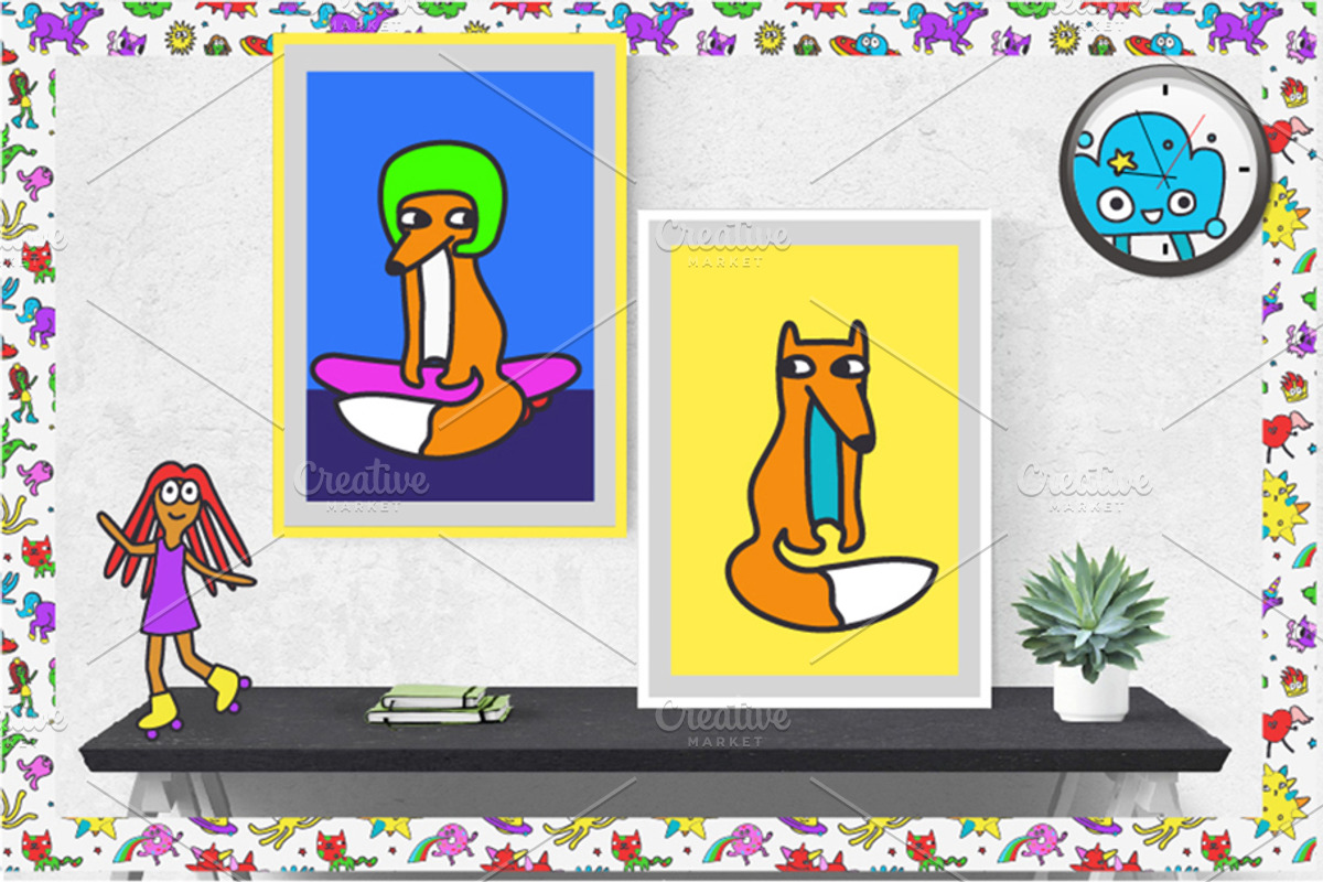Cartoon Doodles, a Decorative Illustration by Alena (Photo 5 of 6)