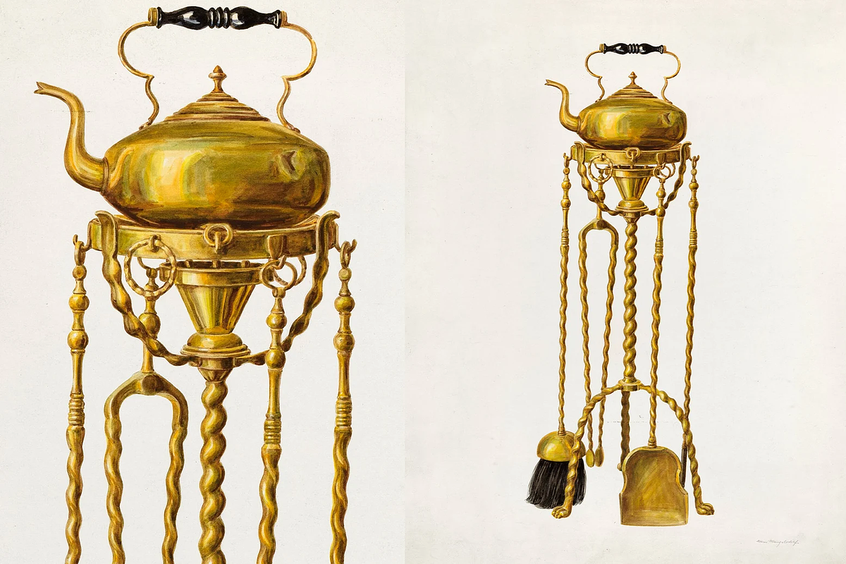 400+ Antique Furniture Kitchenware, a Decorative Illustration by Digital Museum (Photo 6 of 10)