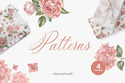 Sweet Roses and Hydrangeas, a Texture Illustration by Kotkoa (Thumbnail 5 of 14)