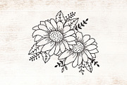Sunflowers SVG - Sunflower Cliparts, an Object Graphic by Dasagani (Thumbnail 3 of 4)