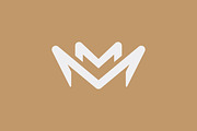 Lettermarks MM Crown Logo Templates, a Branding & Logo Template by ganuDESIGN (Thumbnail 3 of 4)