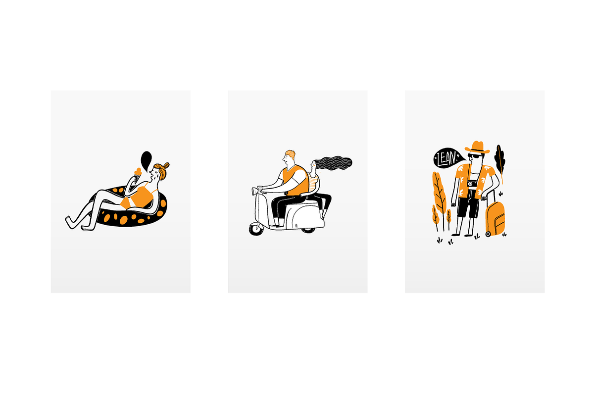 Hand Draw Doodle Set, a Person Illustration by Huza Studio (Photo 7 of 7)