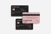 Credit Card Mockup PSD, an Advertising Mockup by Indah (Thumbnail 5 of 6)