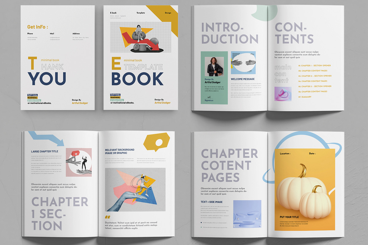 Digital Publishing E Book Layout preview 2
