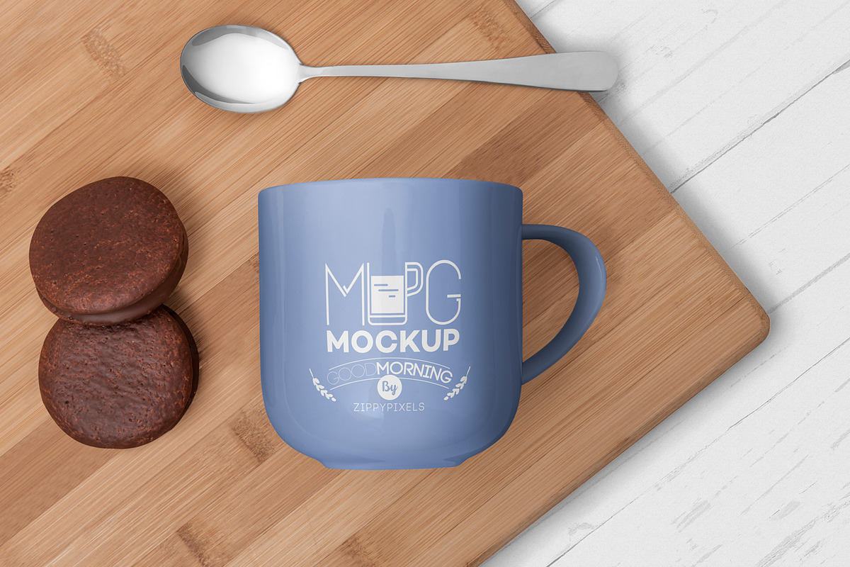 4 Ceramic Mug Mockups, a Cups & Container Mockup by ZippyPixels (Photo 2 of 4)