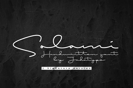 Solami Font | Special Script, a Script Font by Jadatype.id