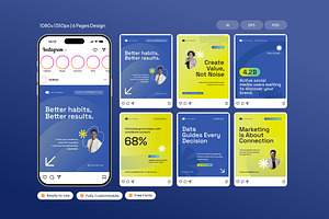 Content Marketing Strategy post, a Social Media Template by Izdihaar_Studio