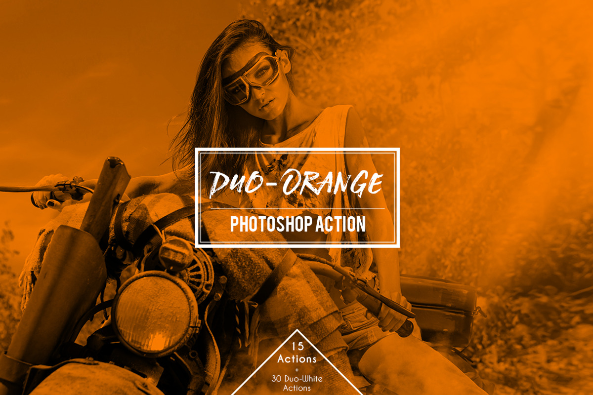 Duo-Orange  Duotone Photoshop Action, an Action Add-On by Claudiu Gabriel (Photo 1 of 6)