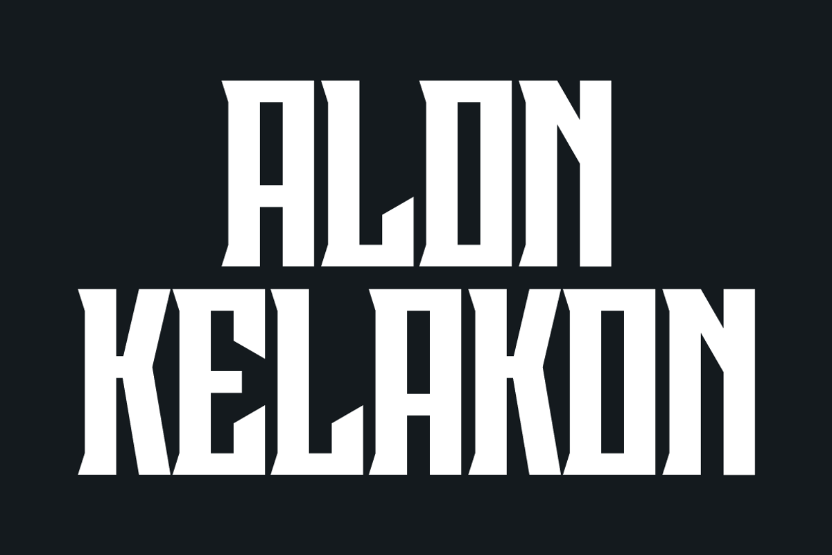 Black Sponder, a Serif Font by alon kelakon (Photo 4 of 6)