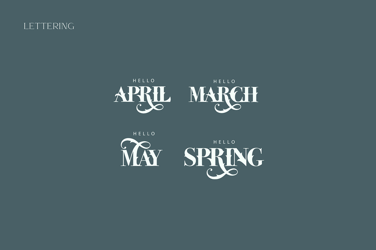Spring Collection, a Background Graphic by Anna's Lettering (Photo 8 of 14)