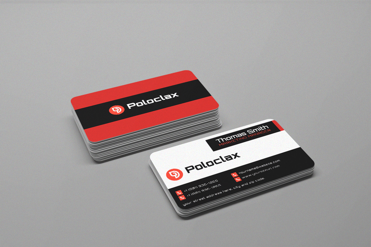 CORPORATE BUSINESS CARD TEMPLATE, a Business Card Template by saifulbranding
