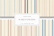 Ticking Stripe Seamless Patterns, a Pattern Graphic by NatalieArtsDenysenko (Thumbnail 1 of 7)