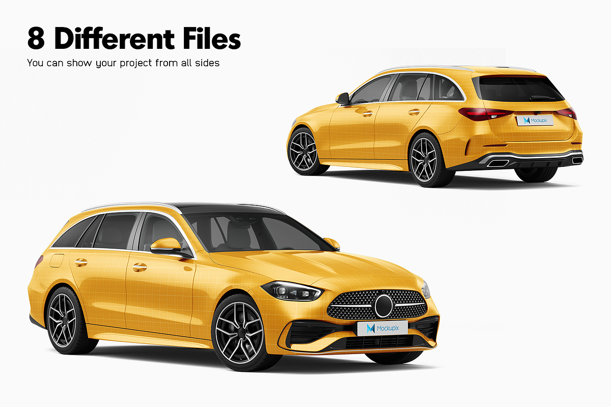 Station Wagon Mockup 4, a Product Mockup by Mockupix (Photo 7 of 12)