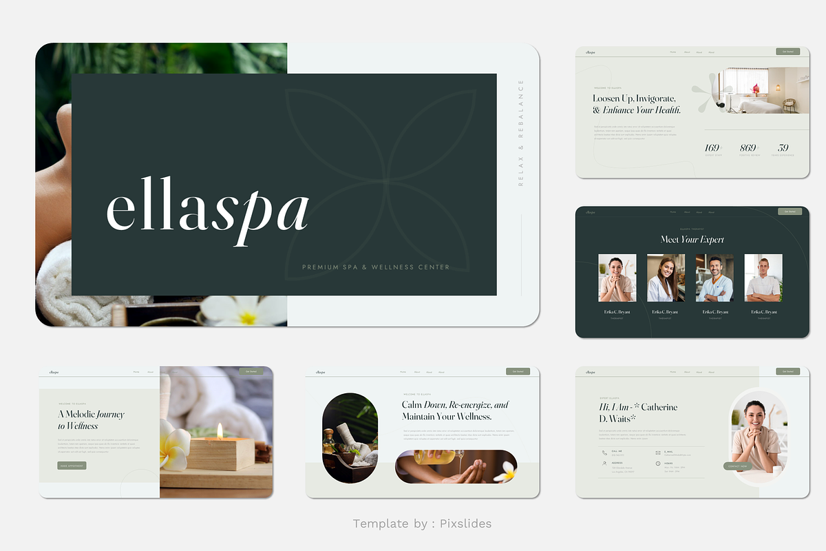 Spa & Wellness Keynote, a Presentation Template by Pixslides (Photo 2 of 6)
