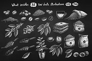 Chalked Coffee Growth Collection, an Object Graphic by Sonya Illustrations (Thumbnail 3 of 6)