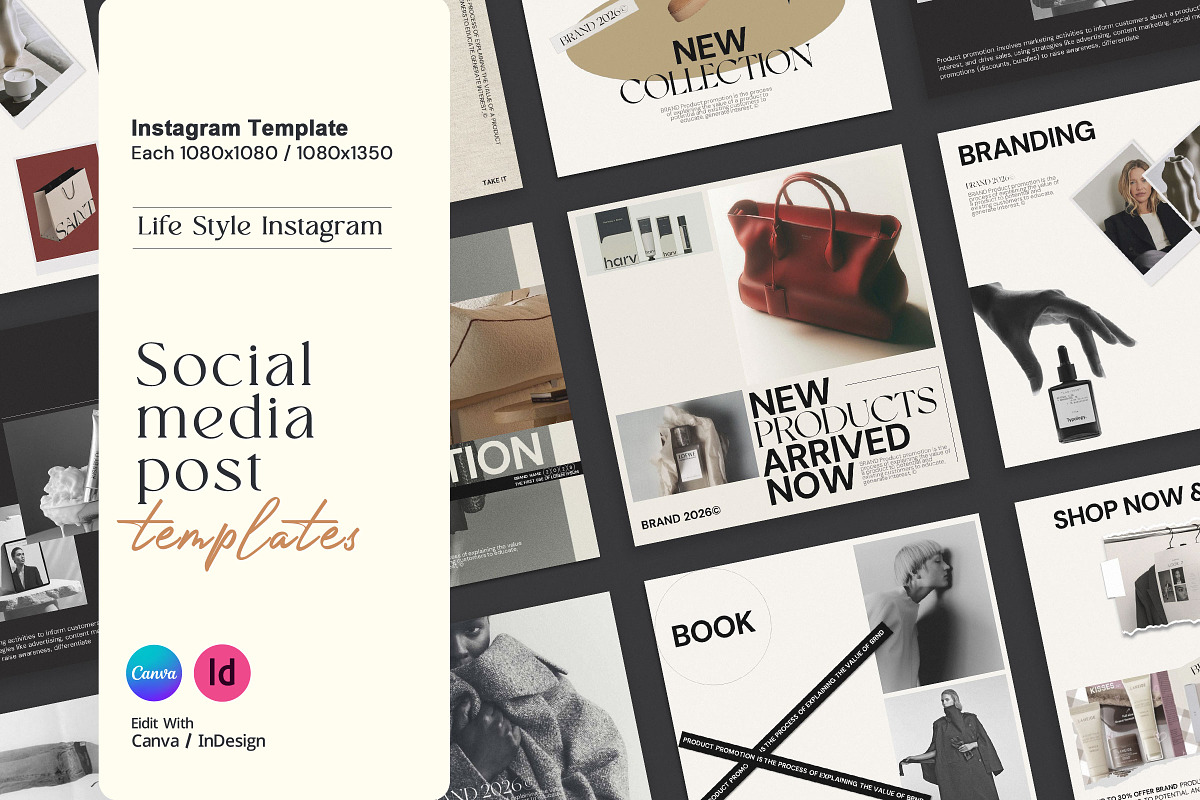 Lurex | Instagram Posts & Stories, a Social Media Template by Studio Industry (Photo 3 of 13)