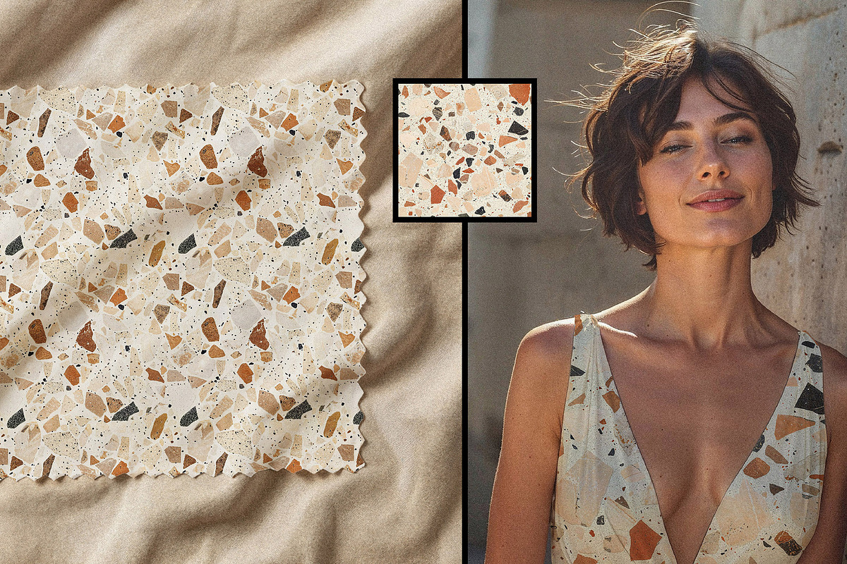 Terrazzo Elegant Seamless Patterns, a Pattern Graphic by AndrewPixel (Photo 8 of 10)