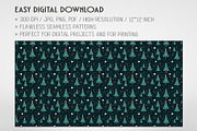 20 Seamless Christmas Time Patterns, a Pattern Graphic by Nordic Design (Thumbnail 2 of 9)