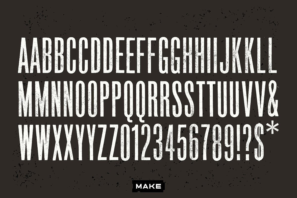 Letterpress Akzidenz, a Sans Serif Font by Heavy Metal Type Co. (Photo 4 of 5)
