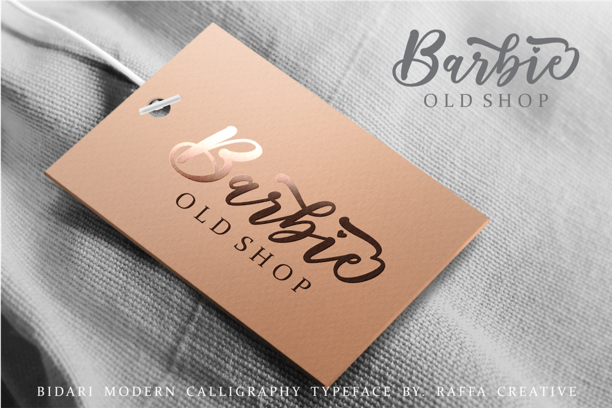 Bidari Script, a Script Font by Raffa Creative (Photo 4 of 7)