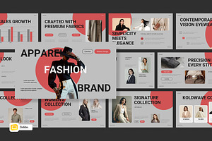 Apparel Fashion Brand Google Slides, a Presentation Template by Loin Studio