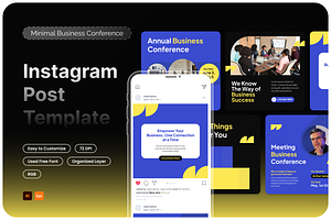 Business Conference Instagram Post, a Social Media Template by Annora Studio