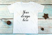 White kid t-shirt mockup bundle., a Print Template by MockupMarket (Thumbnail 27 of 27)