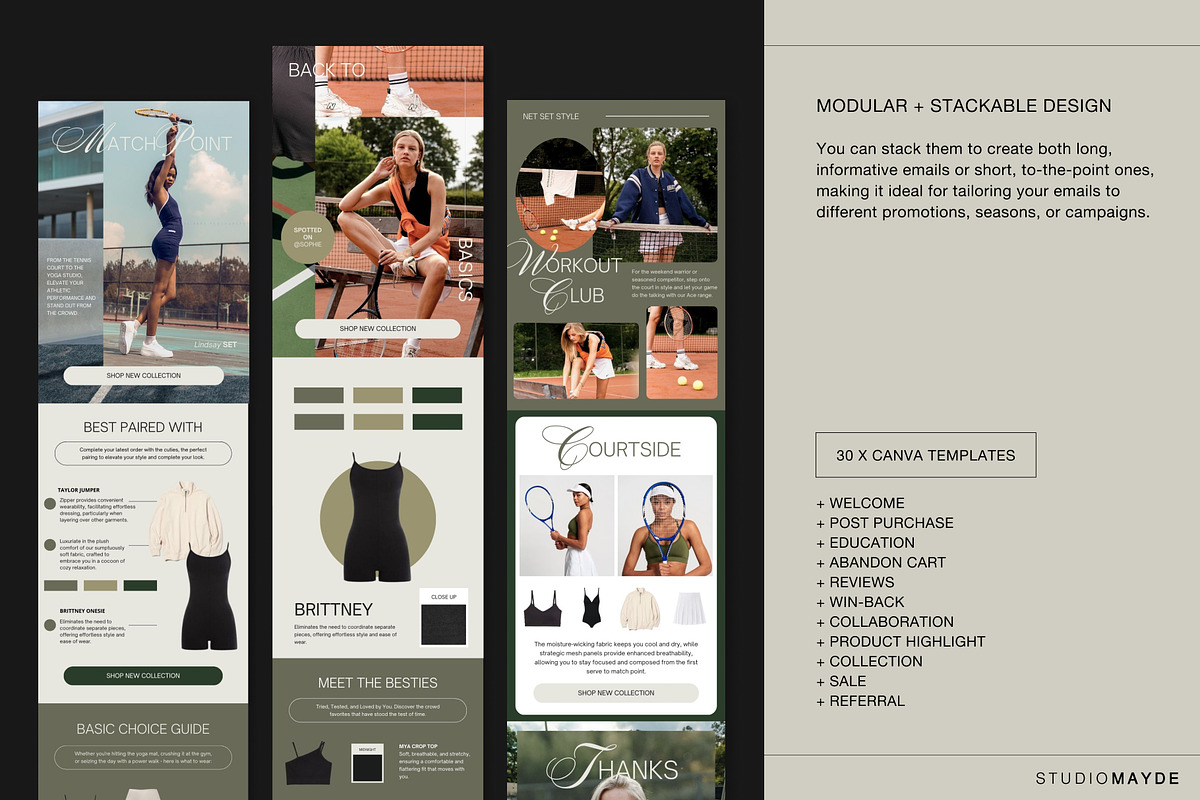 LISBON | Email Marketing Bundle, an Email Template by Studio Mayde (Photo 4 of 8)