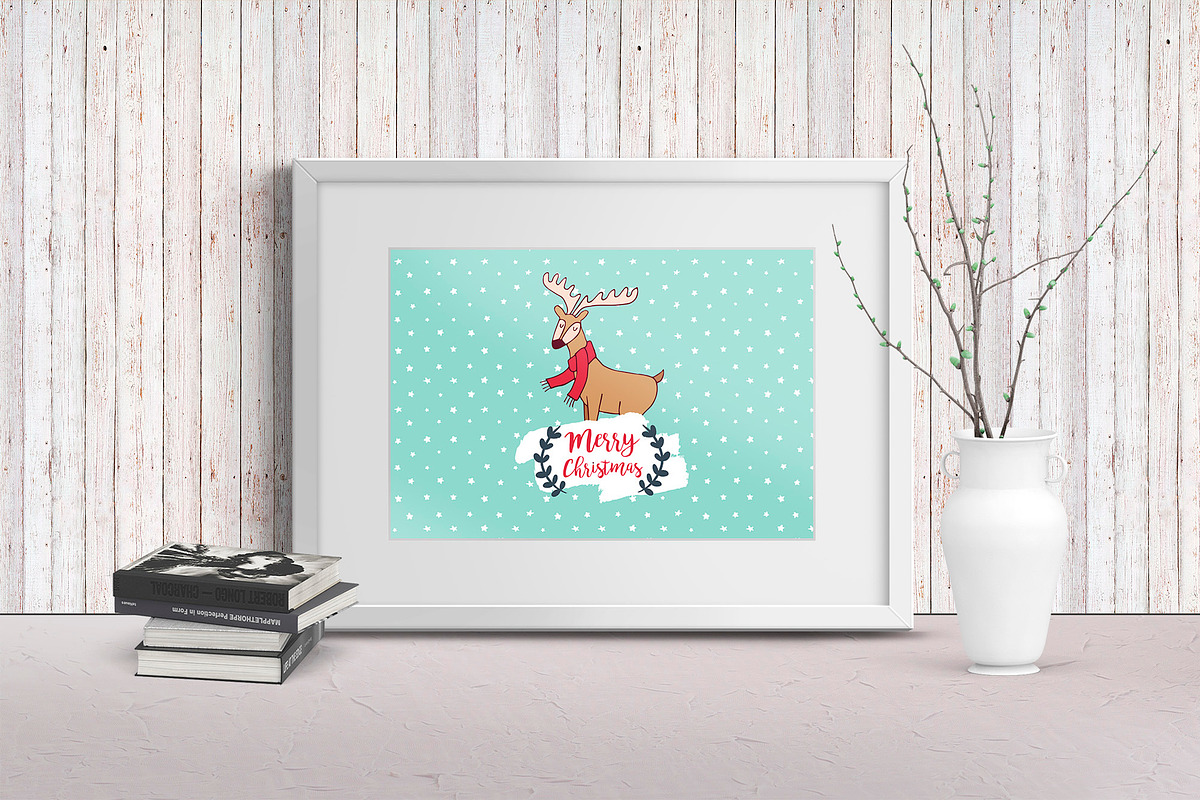 Sweet Christmas: hand drawn set! OFF, a Background Graphic by Cienpies Design (Photo 8 of 8)
