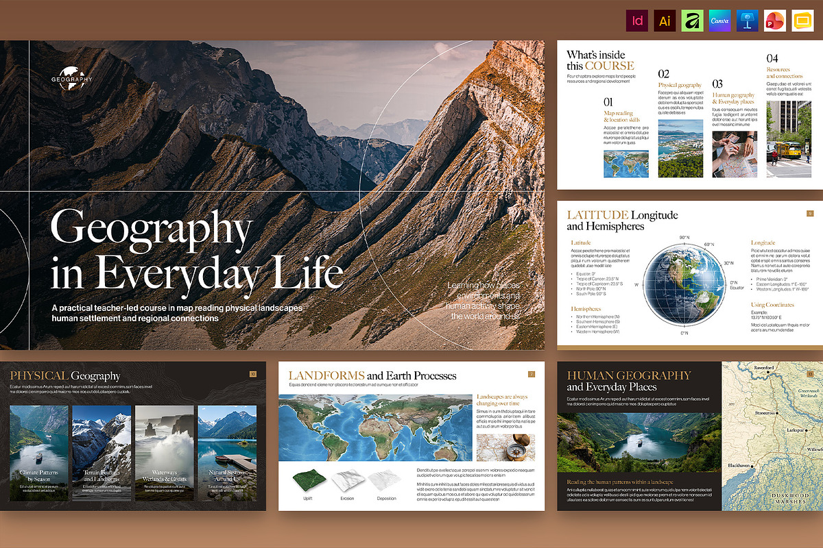 Geography Class Education Present, a Presentation Template by BrandPacks (Photo 1 of 7)