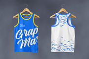 Men's Tank Top Mockup, a Shirt Mockup by Mock-up Store (Thumbnail 3 of 6)